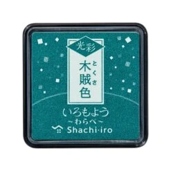 Shachihata Shachi-iro Mini Shimmer Ink Pad - Horsetail