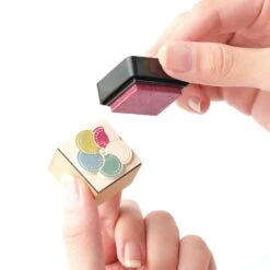 Shachihata Shachi-iro Mini Shimmer Ink Pad - Bamboo -Little Craft Place 00069003 image3 6