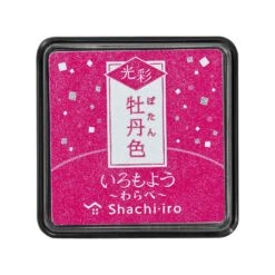 Shachihata Shachi-iro Mini Shimmer Ink Pad - Peony