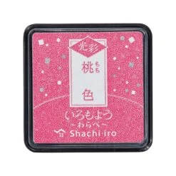 Shachihata Shachi-iro Mini Shimmer Ink Pad - Pink
