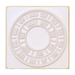 Circular Calendar Rubber Stamp -Little Craft Place 0402 001RoundCalendarRubberStamp3
