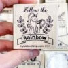 Follow The Rainbow Unicorn Rubber Stamp 1 Follow The Rainbow Unicorn Rubber Stamp -Little Craft Place 111FollowTheRainbowUnicorn