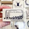 From The Kitchen Mason Jar Rubber Stamp 2 From The Kitchen Mason Jar Rubber Stamp -Little Craft Place 132MasonJarStamp