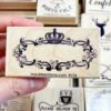 Vintage Scroll Rubber Stamp -Little Craft Place 174VintageScrollStamp