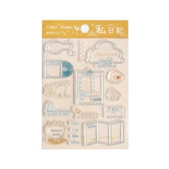 BGM Clear Stamp Set - Private Diary