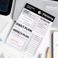 BGM Clear Stamp Set - Recording And Efficiency 5 BGM Clear Stamp Set - Recording And Efficiency -Little Craft Place 180377684 o3