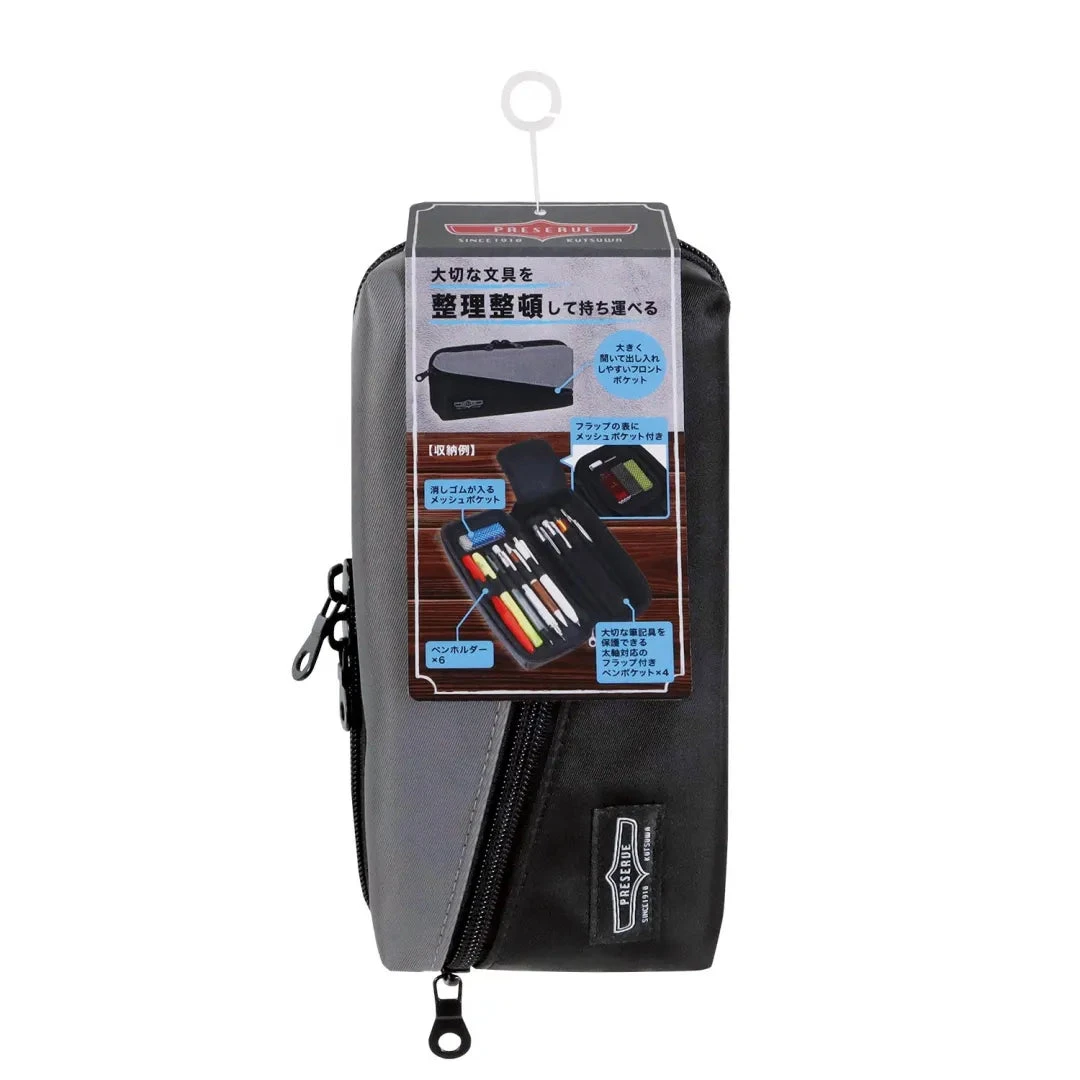 Kutsuwa Preserve Pen Case - Gray Kutsuwa Preserve Pen Case - Gray -Little Craft Place 184658985 o13