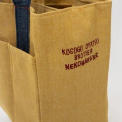 Kusuguru Japan Embroidered Cat Fabric Small Tote Bag - Yellow 8 Kusuguru Japan Embroidered Cat Fabric Small Tote Bag - Yellow -Little Craft Place 2ade479fbbf5833c931be0e7745e5c44a0092e1643f5c9b50d79456b0afd4372