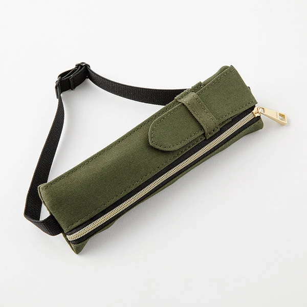 Bookband Pen Case (for B6-A5) - Khaki Bookband Pen Case (for B6-A5) - Khaki -Little Craft Place 41822 2