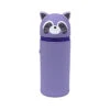 Punilabo Stand Up Pen Case Purple Raccoon - Limited Edition -Little Craft Place 4903419848279 1