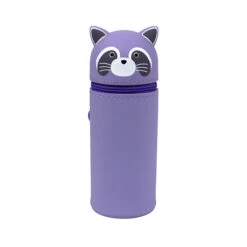 Punilabo Stand Up Pen Case Purple Raccoon - Limited Edition