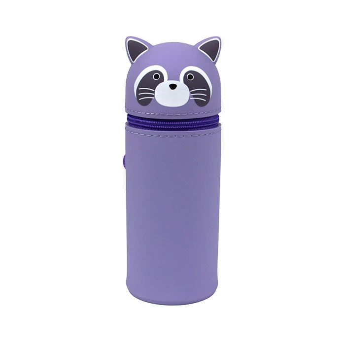 Punilabo Stand Up Pen Case Purple Raccoon - Limited Edition Punilabo Stand Up Pen Case Purple Raccoon - Limited Edition -Little Craft Place 4903419848279 1