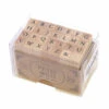 Petit Letter Stamp Set - Small Size - Uppercase Alphabet 1 1 Petit Letter Stamp Set - Small Size - Uppercase Alphabet 1 -Little Craft Place 499021201116