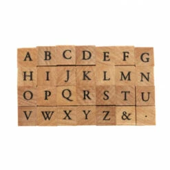 Petit Letter Stamp Set - Small Size - Uppercase Alphabet 1 3 Petit Letter Stamp Set - Small Size - Uppercase Alphabet 1 -Little Craft Place 499021201116 1