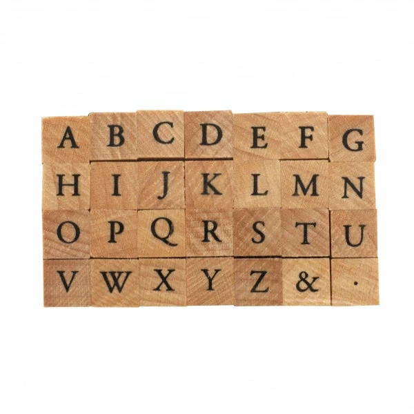 Petit Letter Stamp Set - Small Size - Uppercase Alphabet 1 Petit Letter Stamp Set - Small Size - Uppercase Alphabet 1 -Little Craft Place 499021201116 1
