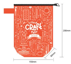 Stationery Love Little Craft Fest Pencil Pouch -Little Craft Place 875d8359b4fd0c54b4bf4a1955df505b
