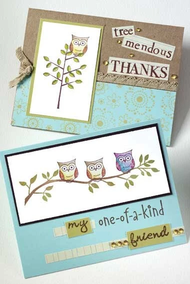 Tiny Owl Stamp Tiny Owl Stamp -Little Craft Place A49423