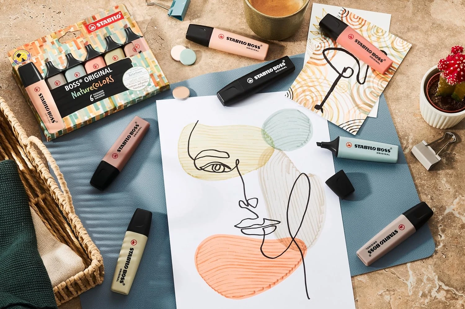 STABILO Highlighter NatureCOLORS - Pack of 8 STABILO Highlighter NatureCOLORS - Pack Of 8 -Little Craft Place BOSSORIGINALNatureCOLORSHighlighterSetc 270a9aa2 68c8 47a9 ba4a f5bb9ad19024