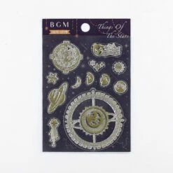 Celestial BGM Clear Stamp Set -Little Craft Place BT CSRT001Thingsofthestarsstamp