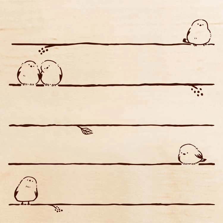 Beverly Irodori Stamp - Shimaenaga Lines Beverly Irodori Stamp - Shimaenaga Lines -Little Craft Place BeverlyIrodoriStamp ShimaenagaLines