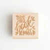 Bookplate Rubber Stamp