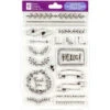 Borders, Frames & Icons Clear Stamp Set -Little Craft Place Borders Frames IconsClearStampSet