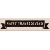 Thanksgiving Banner Rubber Stamp -Little Craft Place C5955ThanksgivingBannerRubberStamp