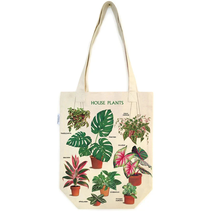 House Plants Tote Bag House Plants Tote Bag -Little Craft Place Cavallini Co.HousePlantsToteBag2