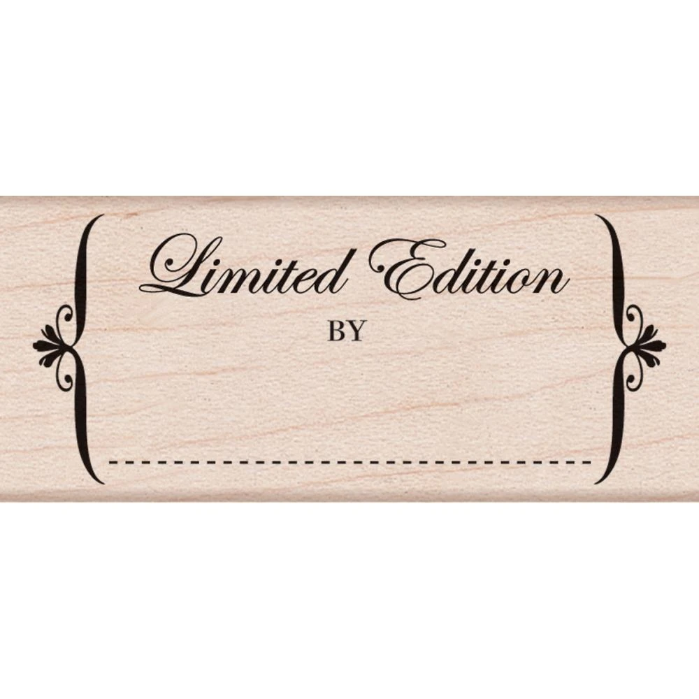 Limited Edition Rubber Stamp Limited Edition Rubber Stamp -Little Craft Place D4929