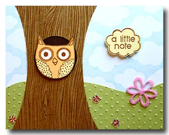 Big Hoot Owl Stamp Big Hoot Owl Stamp -Little Craft Place D5217B