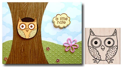 Big Hoot Owl Stamp Big Hoot Owl Stamp -Little Craft Place D5217B 2