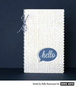 Hello Bubble Rubber Stamp -Little Craft Place D5732D