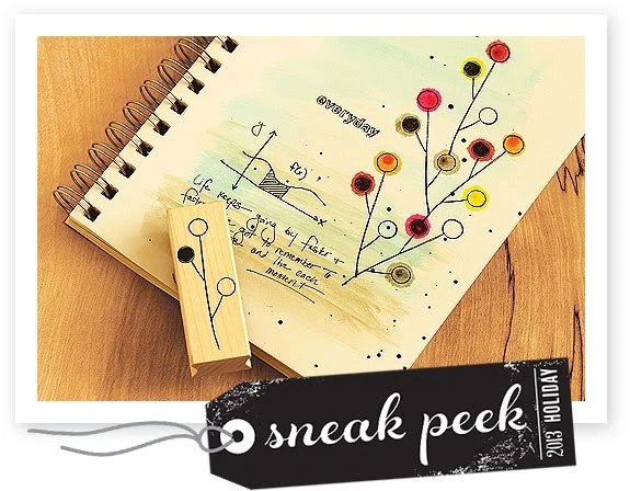 Color The Branch Rubber Stamp Color The Branch Rubber Stamp -Little Craft Place D5834A