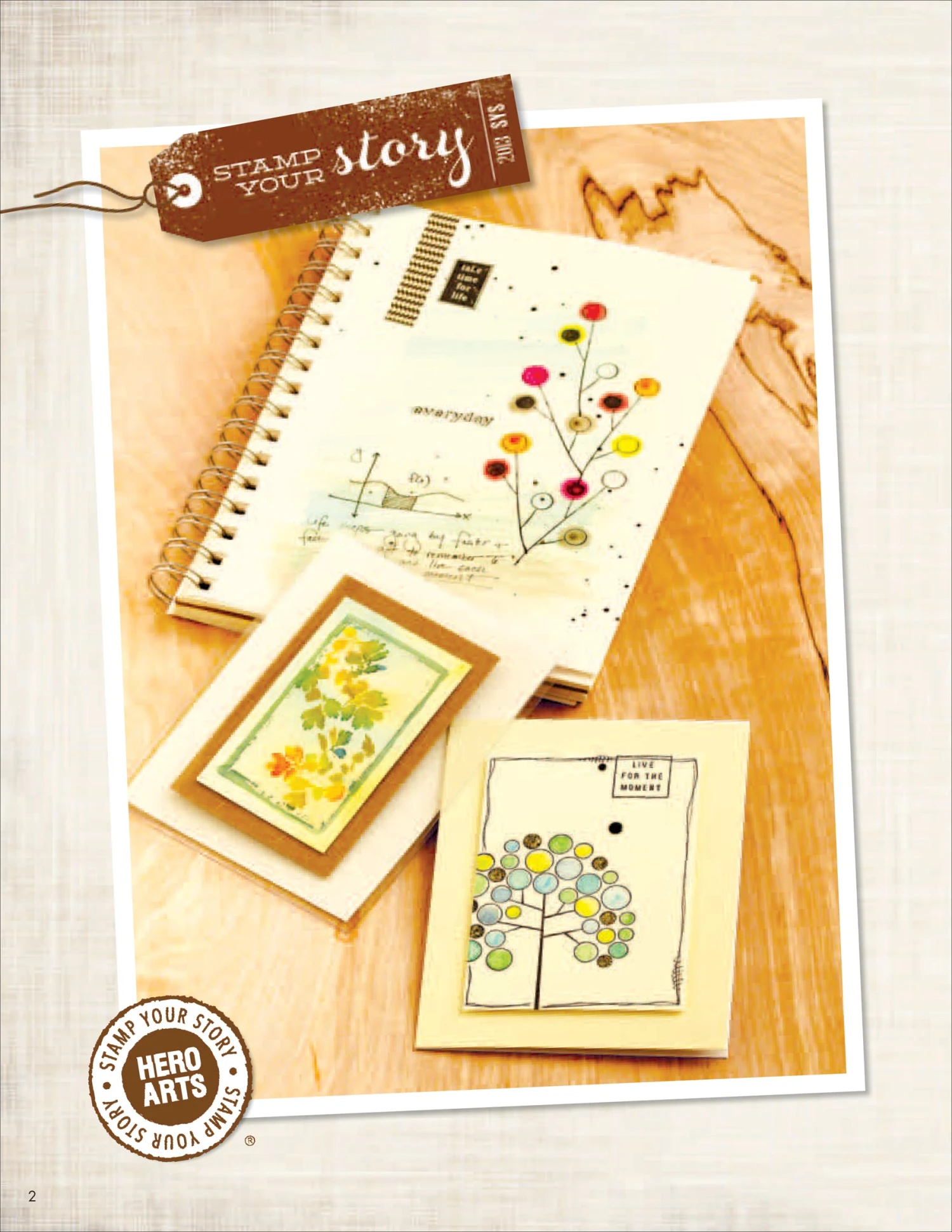 Color The Branch Rubber Stamp Color The Branch Rubber Stamp -Little Craft Place D5834B