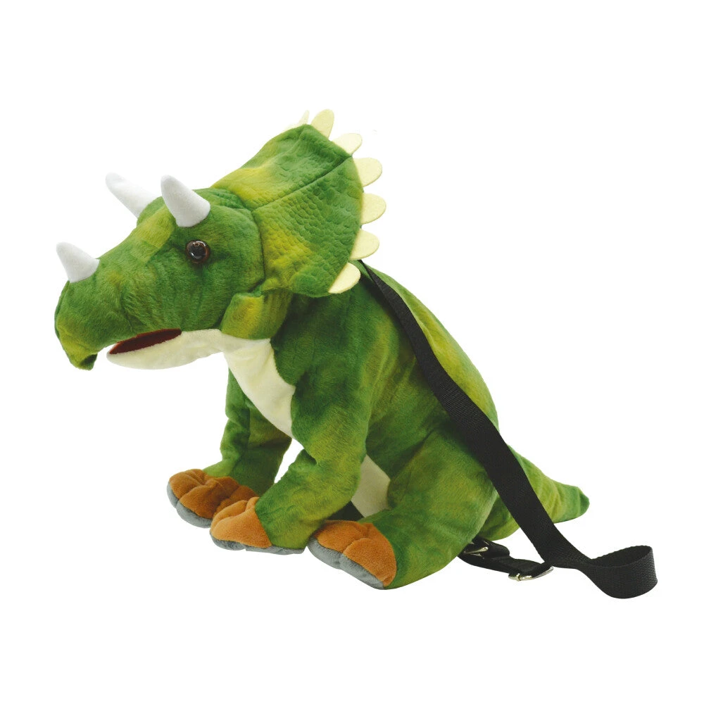 Dinosaur Plush Backpack Triceratops Dinosaur Plush Backpack Triceratops -Little Craft Place DinosaurPlushBackpackTriceratops2