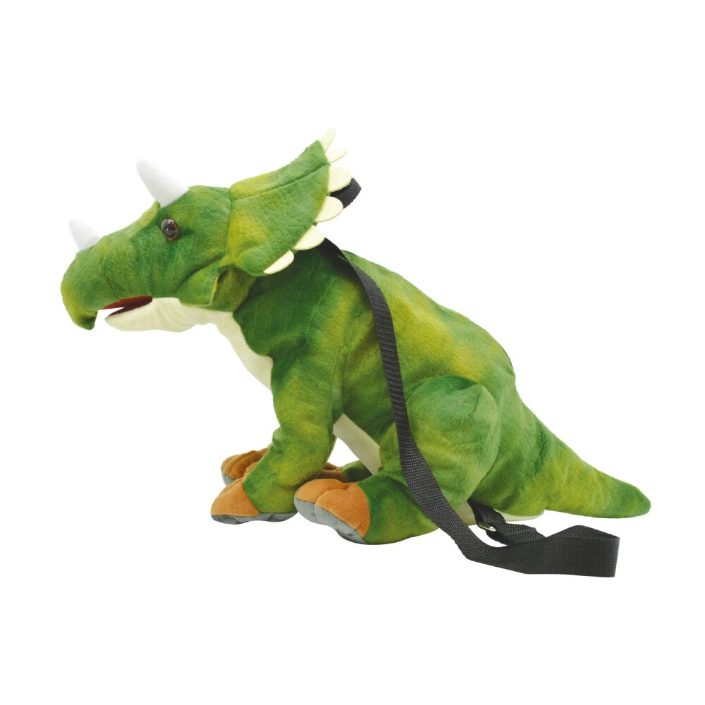 Dinosaur Plush Backpack Triceratops Dinosaur Plush Backpack Triceratops -Little Craft Place DinosaurPlushBackpackTriceratops4