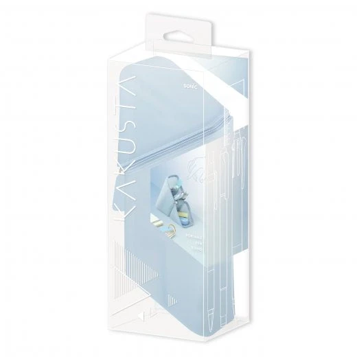 Kakusta Portable Pen Stand Sheer - Blue Sonic Kakusta Portable Pen Stand Sheer - Blue -Little Craft Place FD 2286