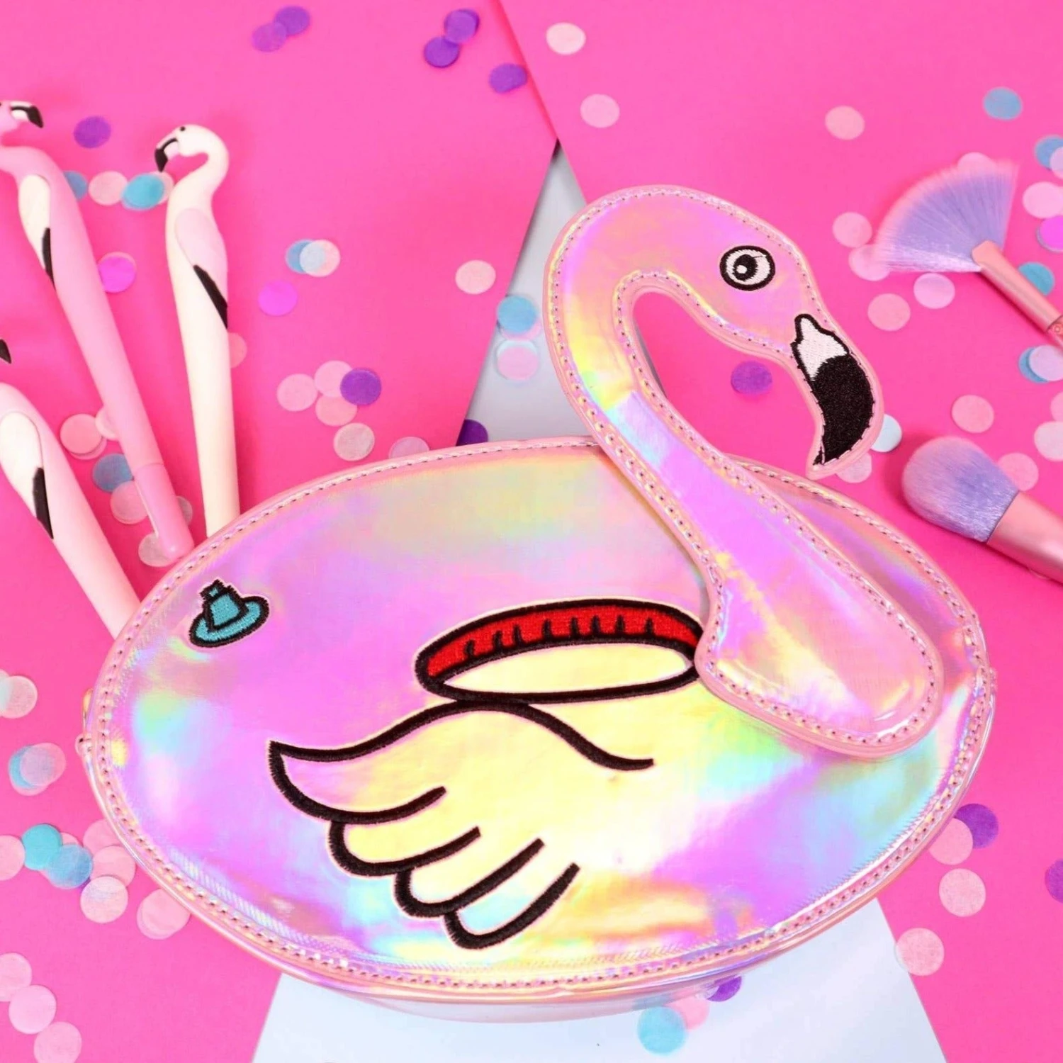 Fun Flamingo Floaty Party Handbag Fun Flamingo Floaty Party Handbag -Little Craft Place FunFlamingoFloatyPartyHandbag