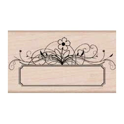 Flower Message Tag Stamp Flower Message Tag Stamp -Little Craft Place G5748