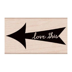 Love This Arrow Stamp Love This Arrow Stamp -Little Craft Place G5798