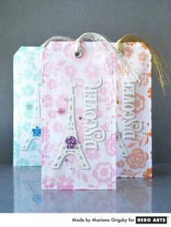 Eiffel Tower Rubber Stamp -Little Craft Place H5984EiffelTowerRubberStamp3