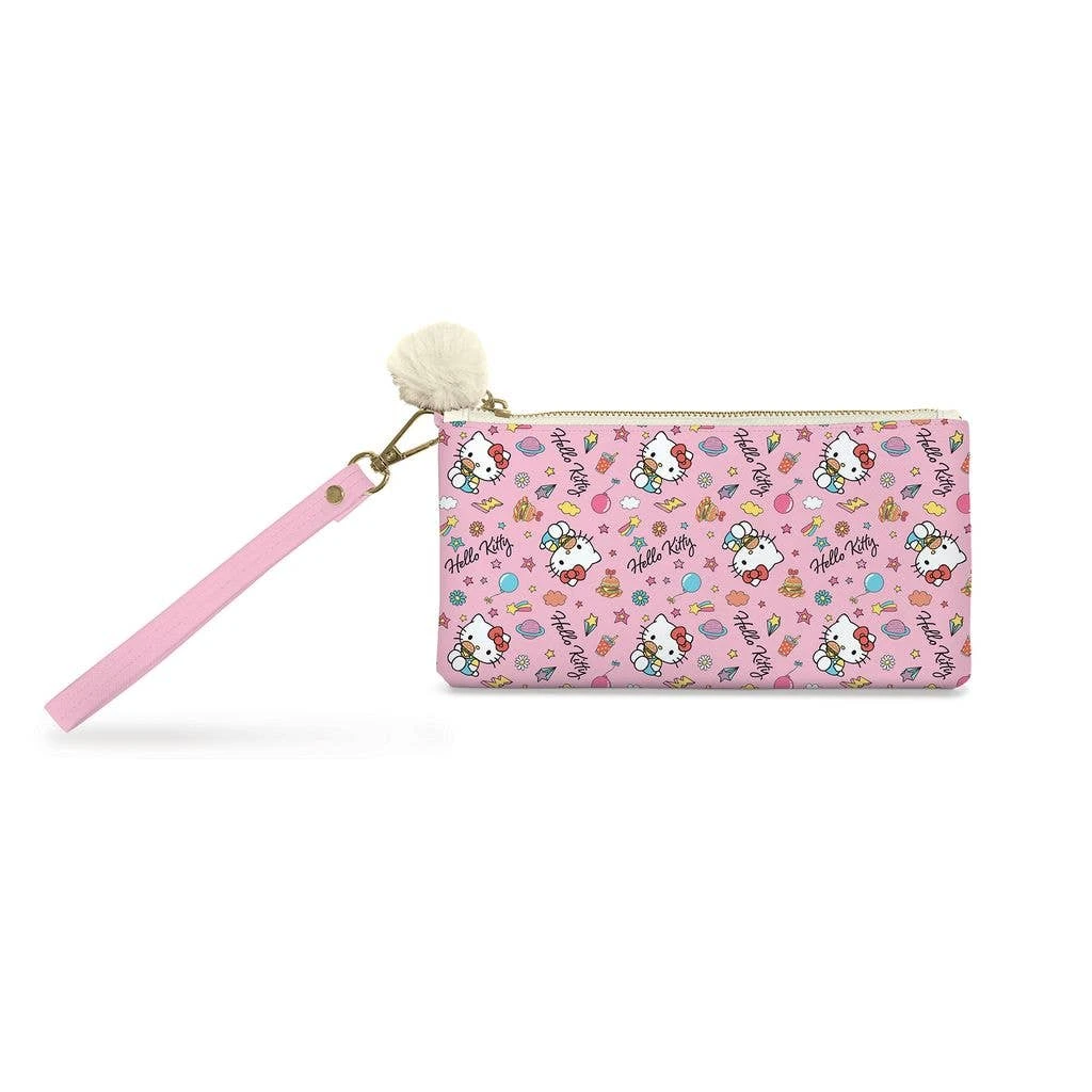 Hello Kitty College Letters Pencil Pouch Hello Kitty College Letters Pencil Pouch -Little Craft Place HelloKittyCollegeLettersPencilPouch