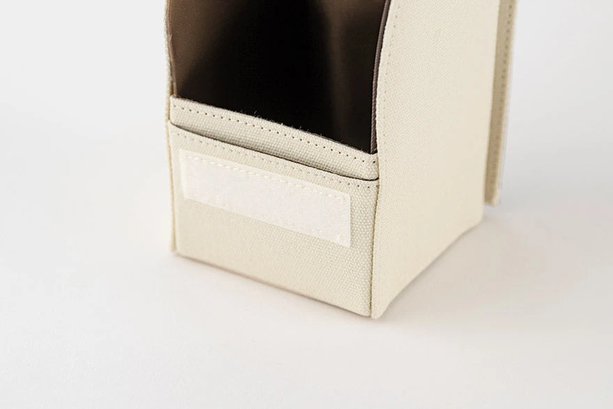 Hobonichi Stappo Mini (Canvas: Ivory Brown) Hobonichi Stappo Mini (Canvas: Ivory Brown) -Little Craft Place Hobonichi Stappo Mini Beige Bottom