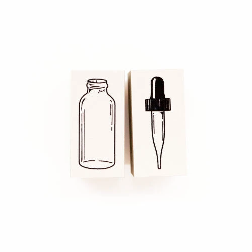 Pipette Rubber Stamp Set Pipette Rubber Stamp Set -Little Craft Place INK RS02Pipette