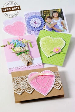 Heart Lace Stamp 7 Heart Lace Stamp -Little Craft Place K5326E
