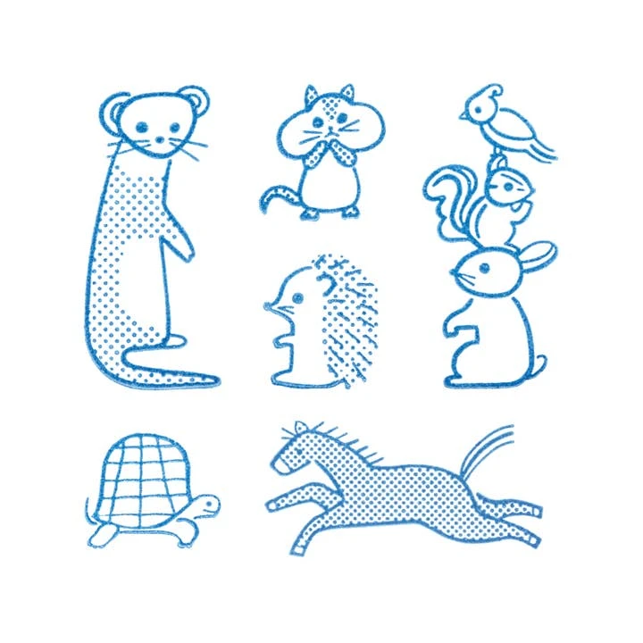 KORI JIRUSHI Crystal Clarity Stamp Set- Animals KORI JIRUSHI Crystal Clarity Stamp Set- Animals -Little Craft Place KORIJIRUSHICrystalClarityStampSet Animals3