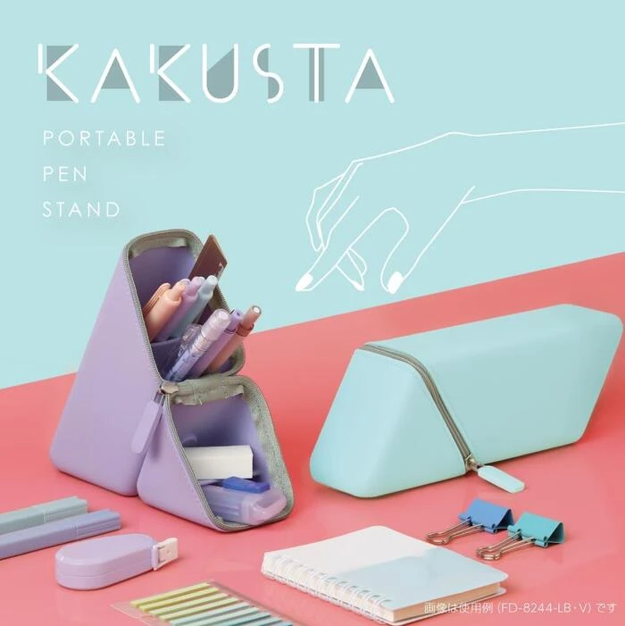 Kakusta Portable Pen Stand Light Blue Sonic Kakusta Portable Pen Stand Light Blue -Little Craft Place KakustaPortablePenStand2