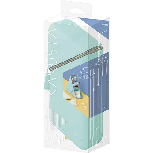 Kakusta Portable Pen Stand Light Blue Sonic Kakusta Portable Pen Stand Light Blue -Little Craft Place KakustaPortablePenStandLightBlue2
