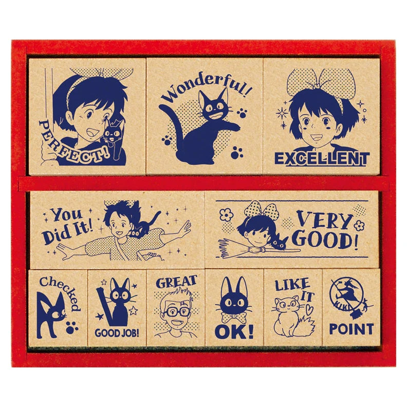 Kiki's Delivery Service Reward Stamp Set Kiki's Delivery Service Reward Stamp Set -Little Craft Place Kiki sDeliveryServiceRewardStampSet2
