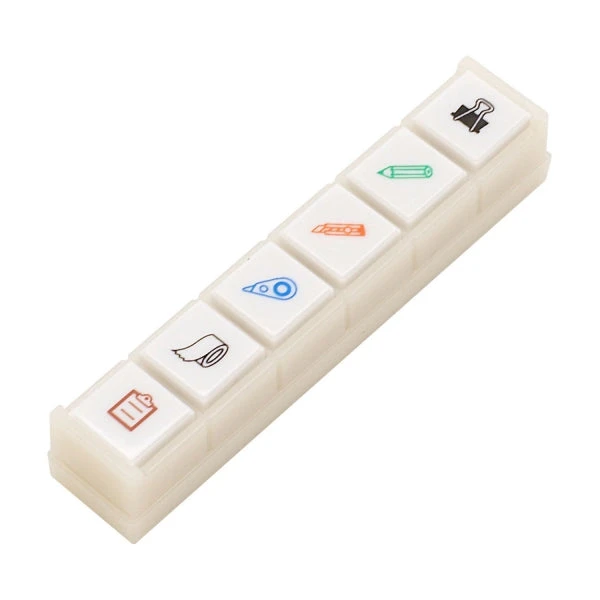 Pochitto6 Push-Button Stamp Stationery Pochitto6 Push-Button Stamp Stationery -Little Craft Place KodomoNoKaoPochitto6Push buttonStampStationery2